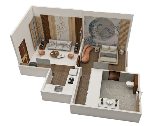 1 BED apartment